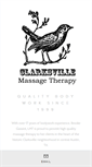 Mobile Screenshot of clarksvillemassagetherapy.com